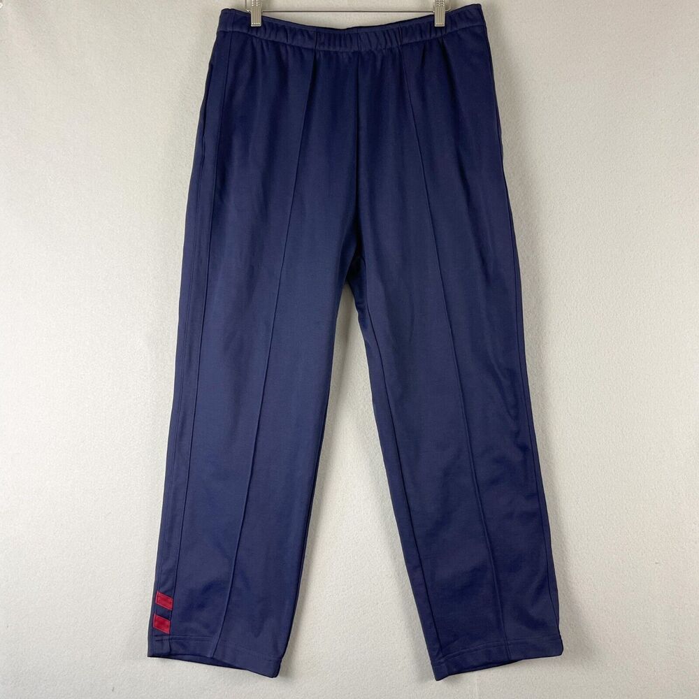 Vintage Polo Ralph Lauren Track Pant Mens XL‎ Blue Pull On Elastic Waist 90s Gym